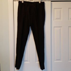 Black linen pants by Versace